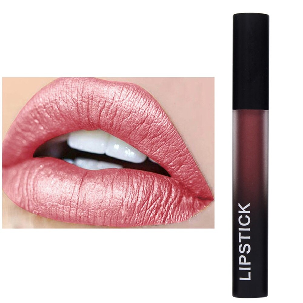 12 Colors Matte Lipstick Liquid Lip Gloss 24H Long Lasting Waterproof