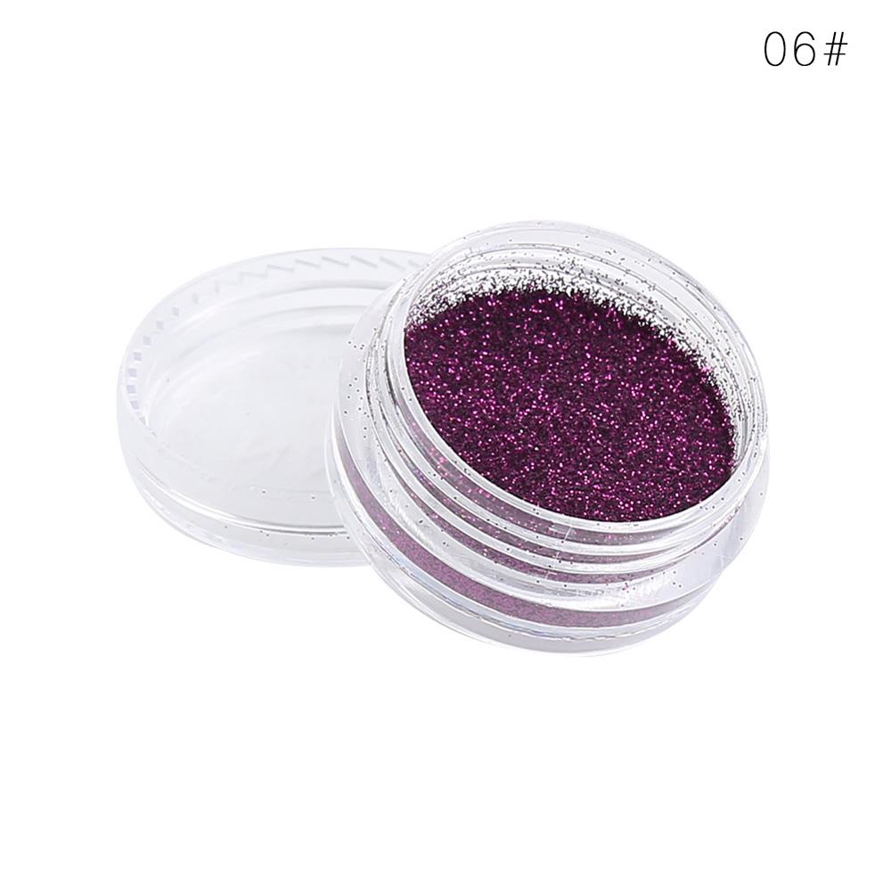 1pc 24 Colors Shimmer Glitter Eyeshadow Glitter Powder Pigment Easy to