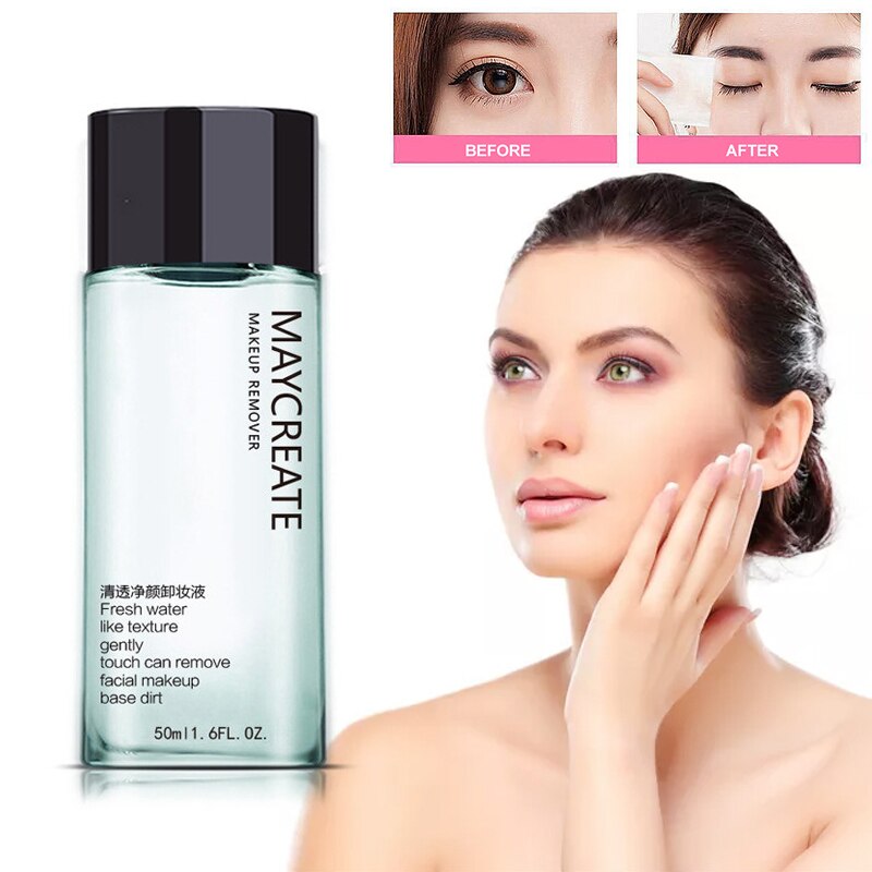 50ml Transparent Gentle non irritating Makeup Remover Water Facial Dee
