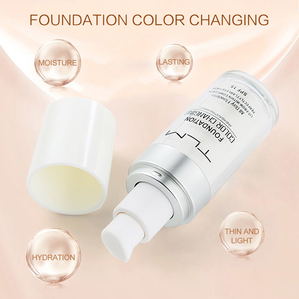 30ml Hydrating full coverage foundation Make Up Primer Color Changing
